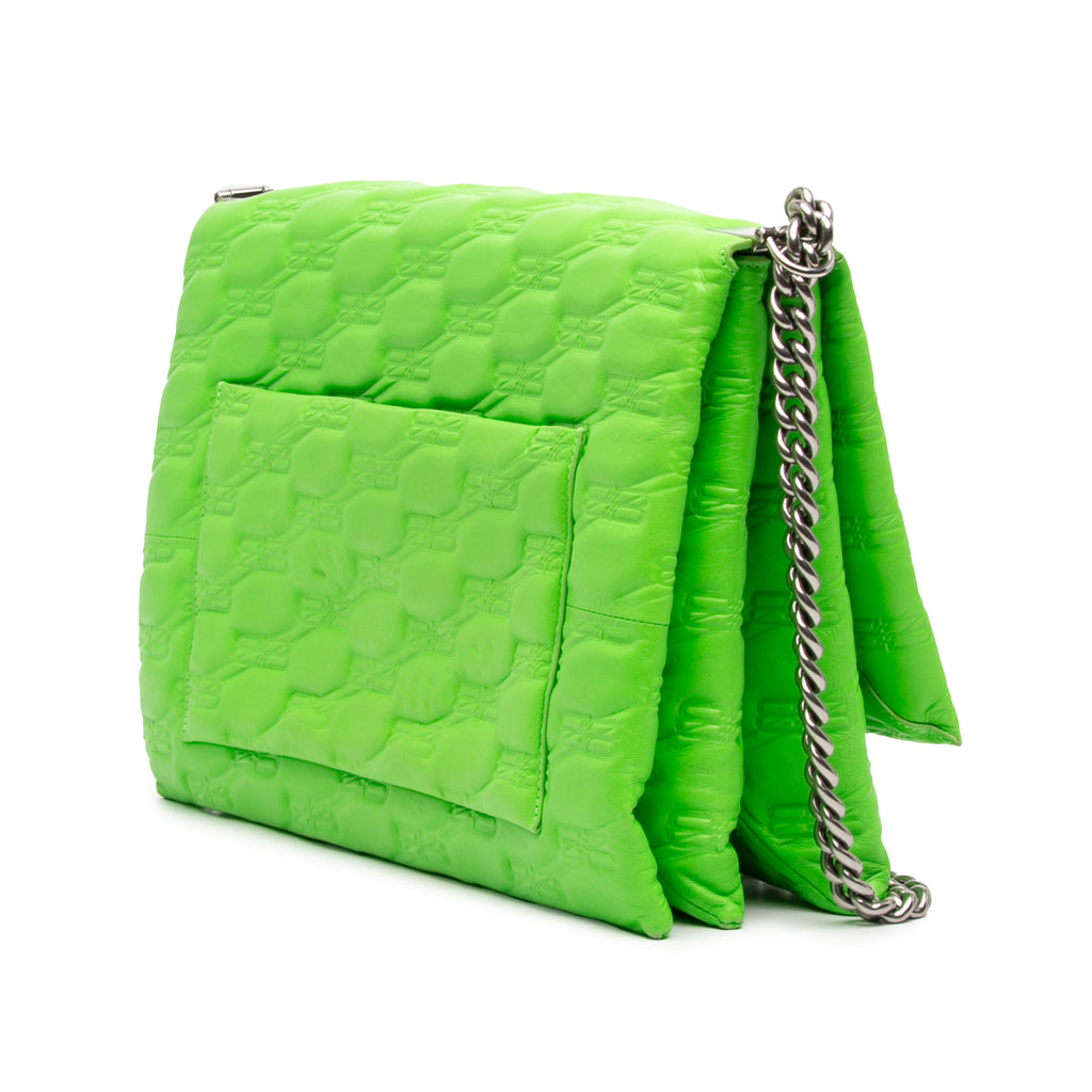 Sac Balenciaga Embossed Cuir BB Monogram Chaîne Flap – photo 2