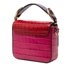 Sac Chloé Mini Tricolor Croc Embossed Cuir de veau C Sac à main – photo 2