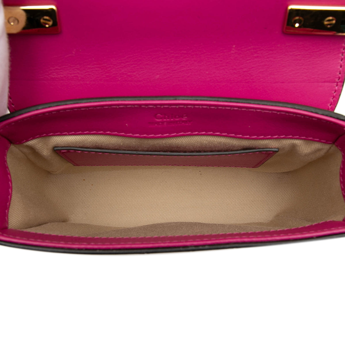 Sac Chloé Mini Tricolor Croc Embossed Cuir de veau C Sac à main – photo 4