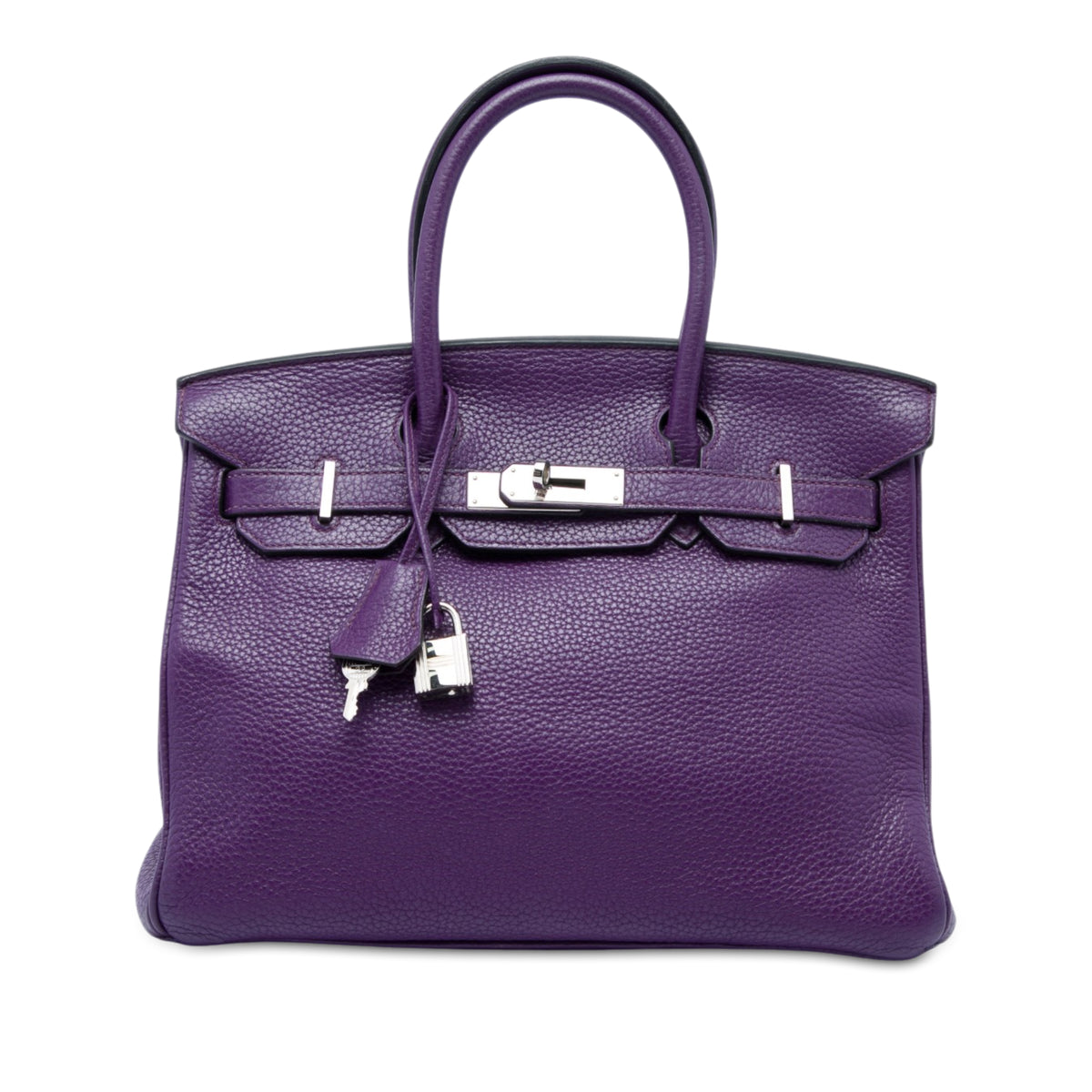 Hermès Clemence Birkin Retourne 30 - Violet