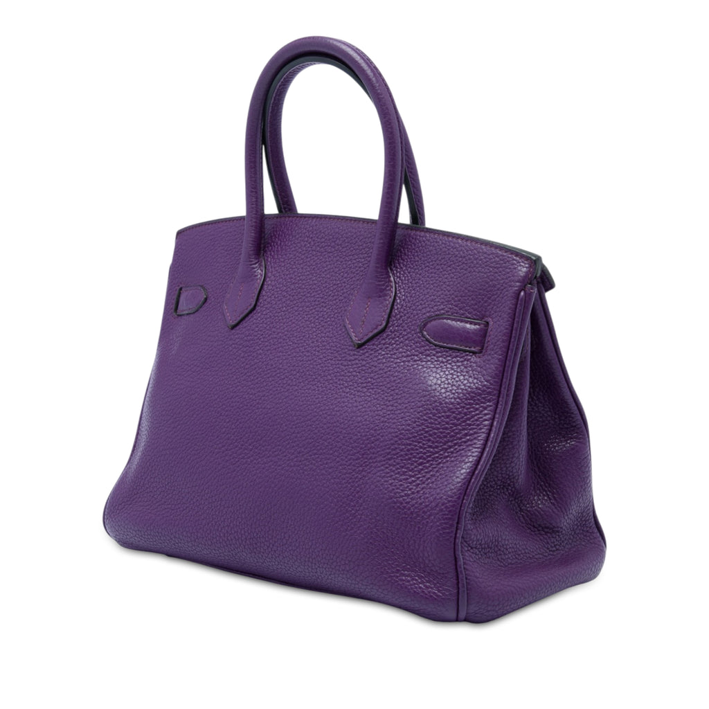 Sac Hermès Clemence Birkin Retourne 30 – photo 2
