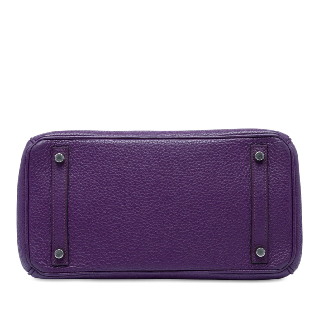 Sac Hermès Clemence Birkin Retourne 30 – photo 3
