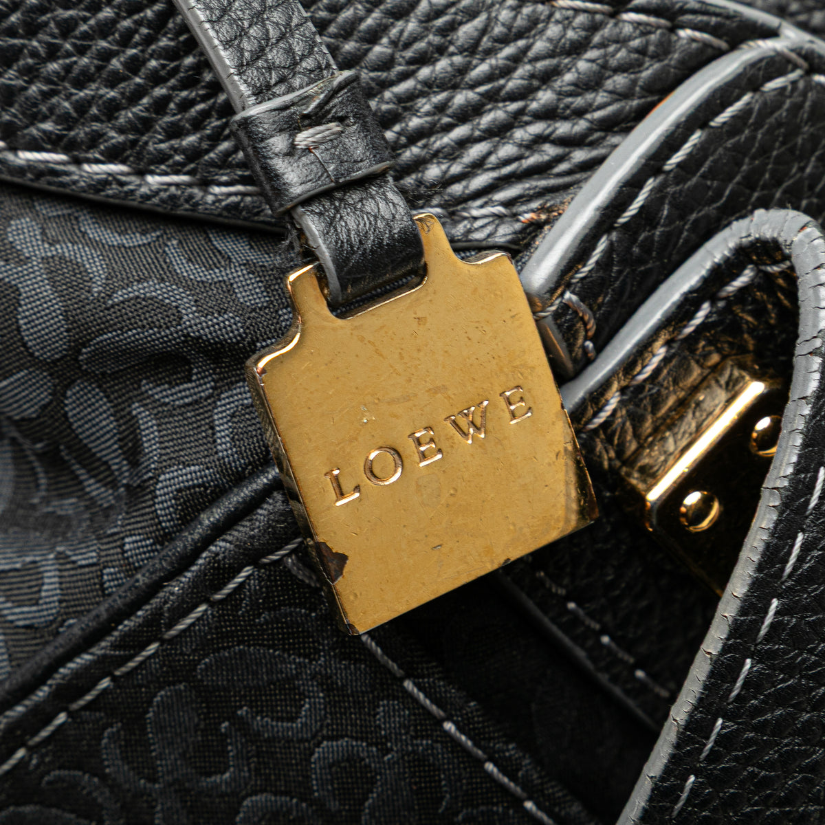 Sac Loewe Anagram Toile Cabas – photo 9