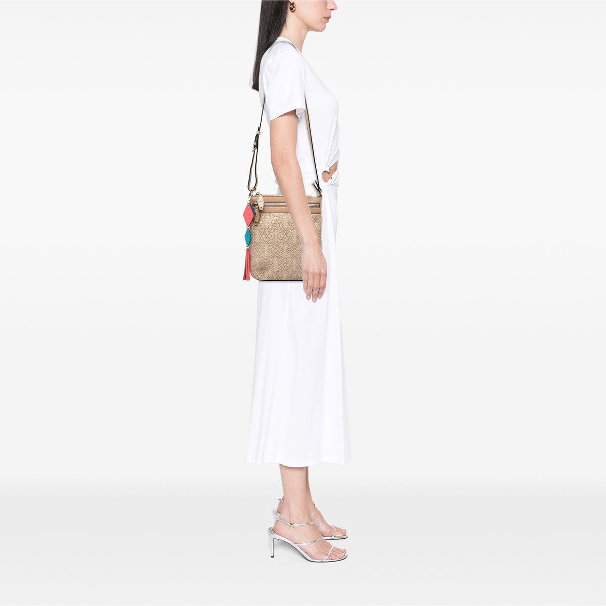 Sac Loewe Anagram Coated Toile Bandoulière – photo 8