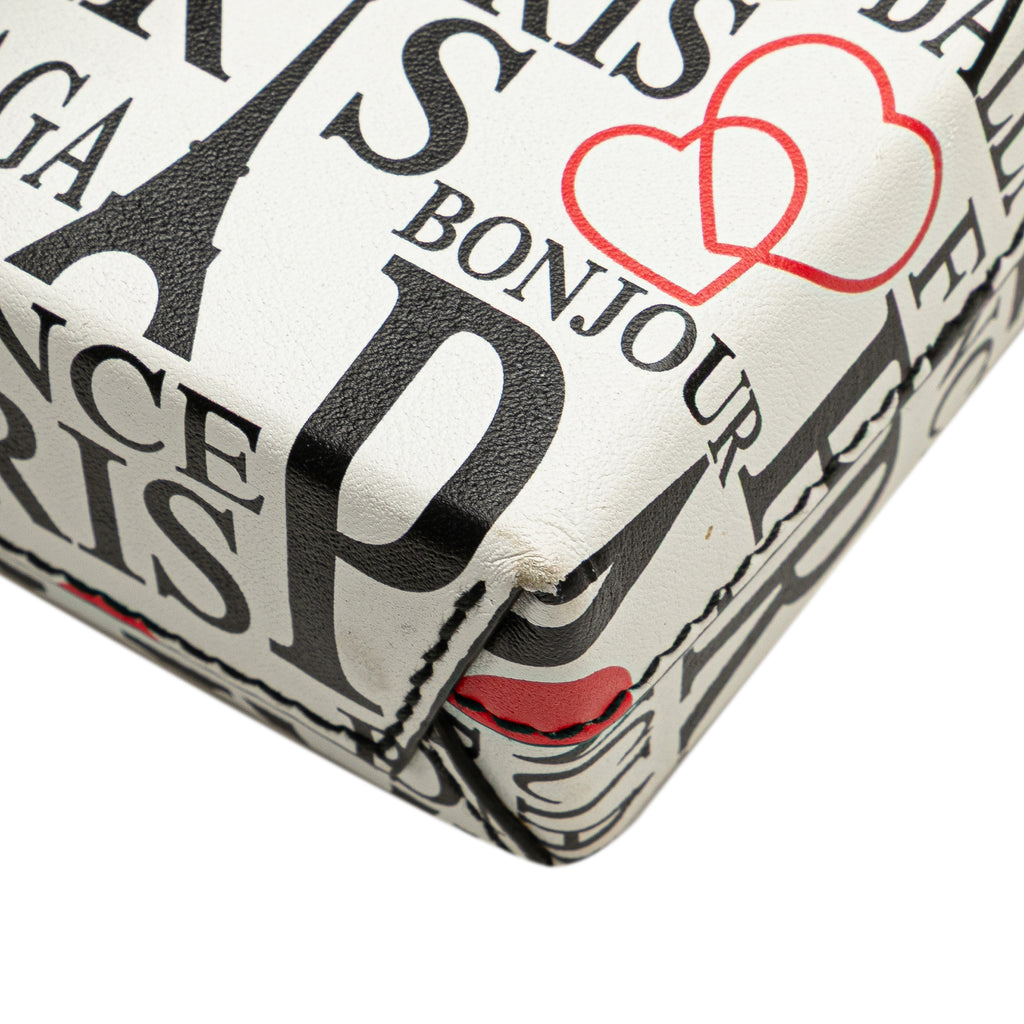 Sac Balenciaga Mini Cuir de veau Bonjour Paris Shopping Phone Holder – photo 7