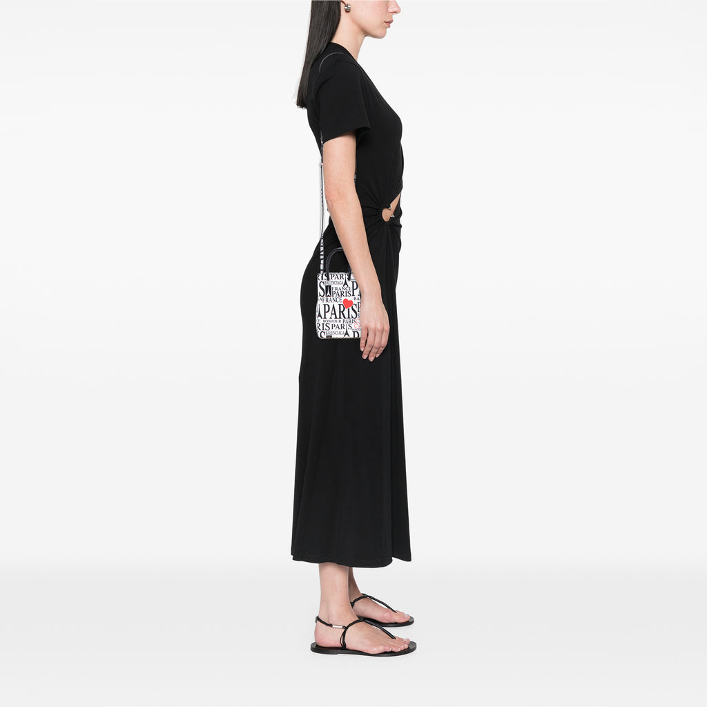 Sac Balenciaga Mini Cuir de veau Bonjour Paris Shopping Phone Holder – photo 9