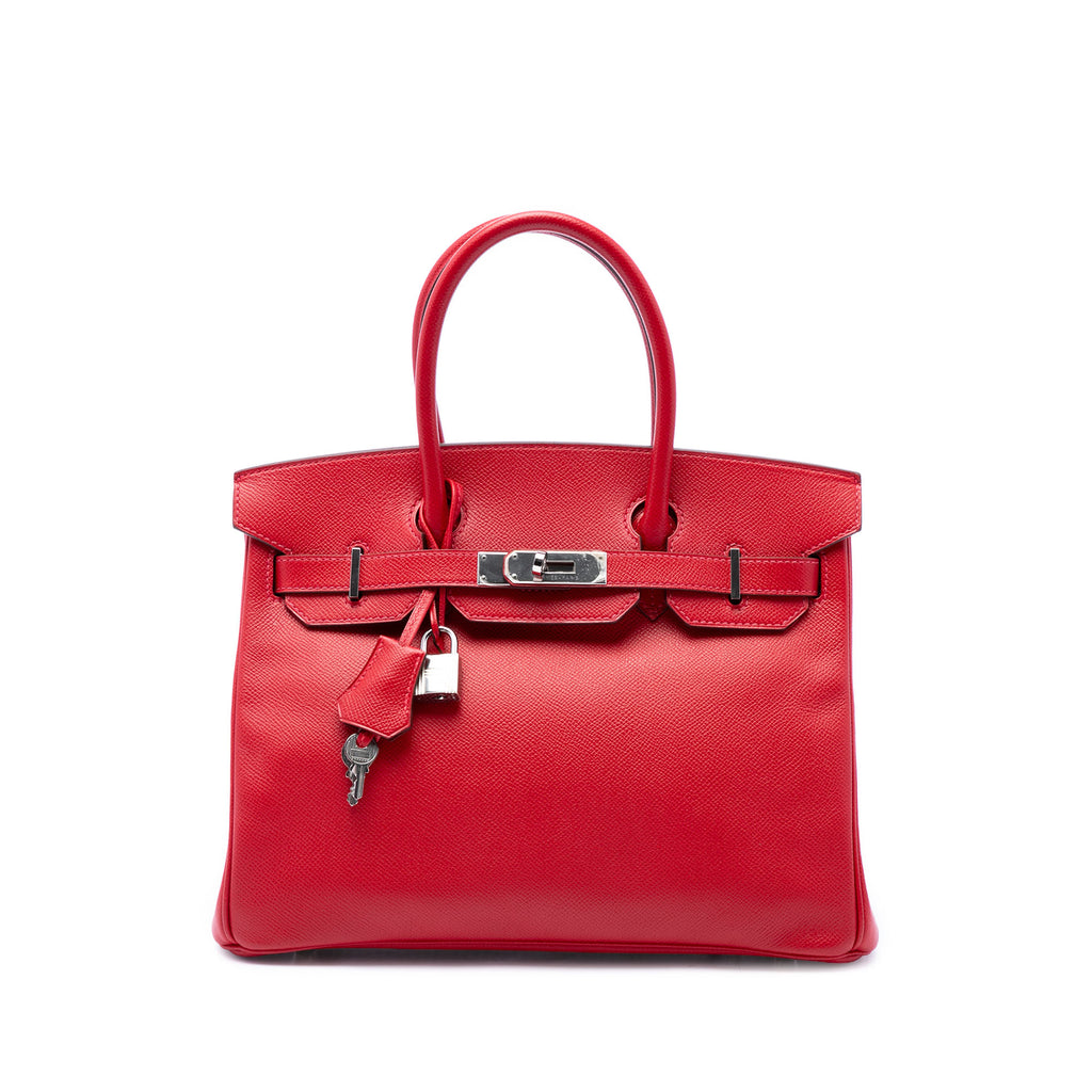 Hermès Epsom Birkin Retourne 30 - Rouge
