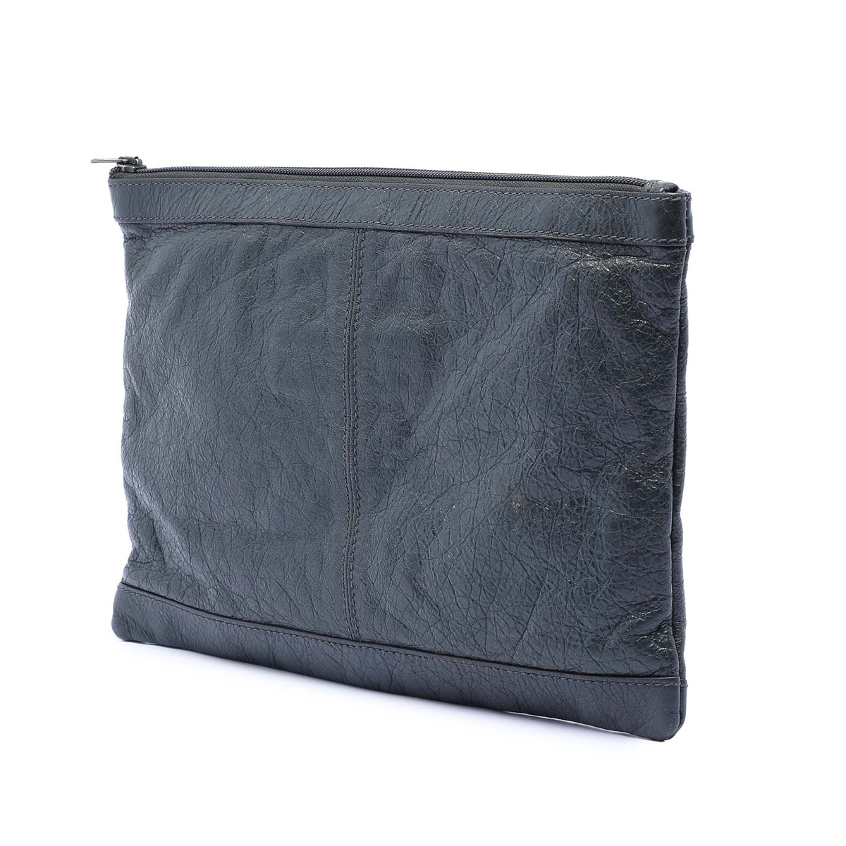 Sac Balenciaga Cuir d’agneau Motocross Classic Clip Pochette M – photo 2