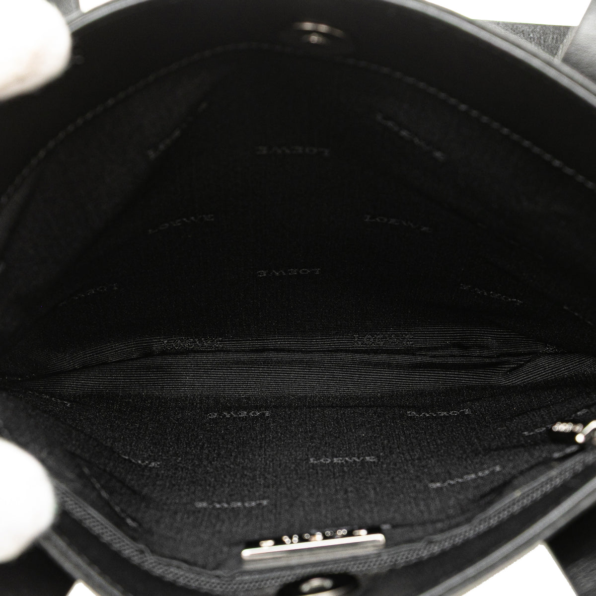 Sac Loewe Anagram Cuir Cabas – photo 4