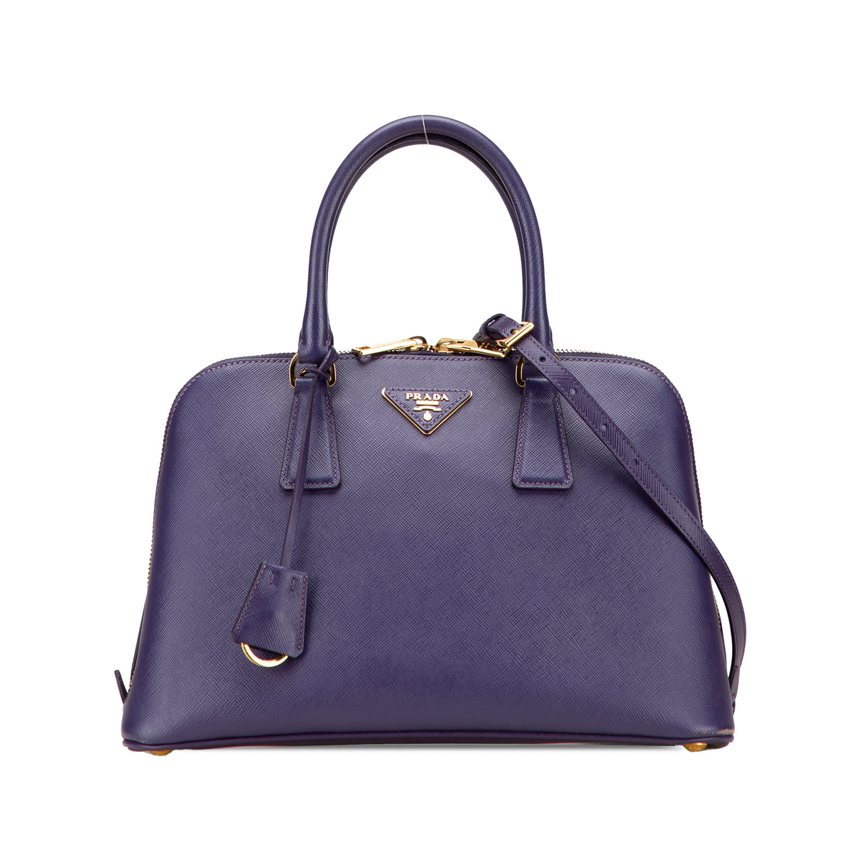 Sac Prada Medium Saffiano Lux Promenade Sac à main - Violet