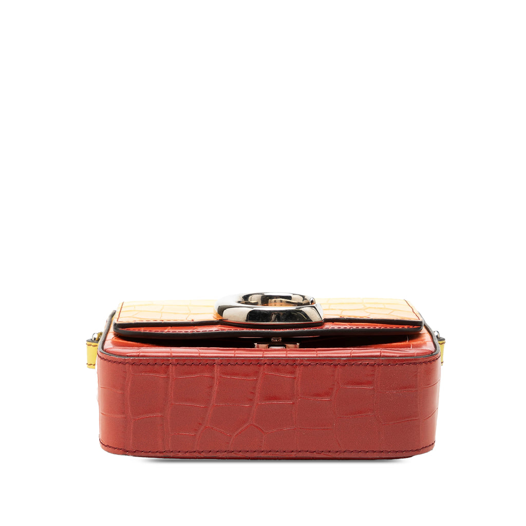 Sac Chloé Mini Ombre Croc Embossed Cuir C Sac à main – photo 3