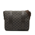 Sac Loewe Anagram Coated Toile Flap Bandoulière - Marron