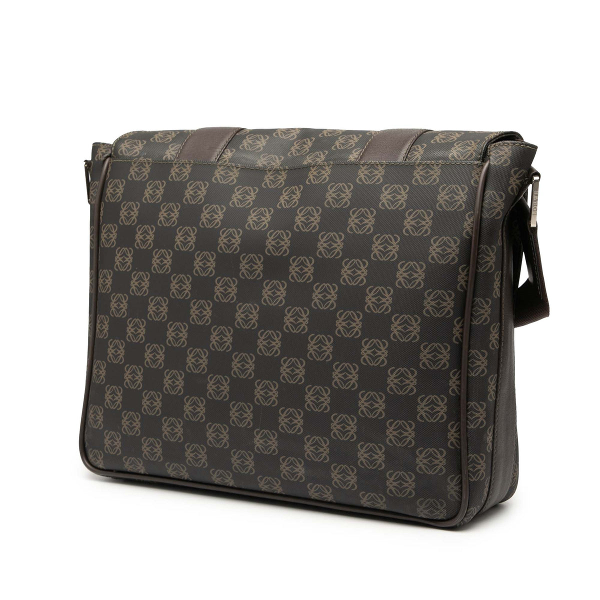 Sac Loewe Anagram Coated Toile Flap Bandoulière – photo 2