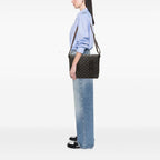 Sac Loewe Anagram Coated Toile Flap Bandoulière – photo 7