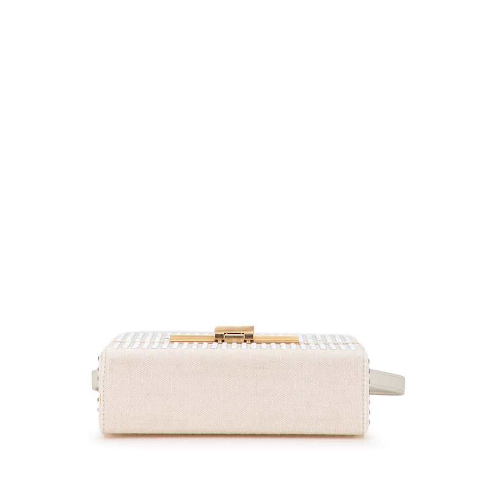 Sac Bottega Veneta Crystal Embellished Toile Daisey Bandoulière – photo 3