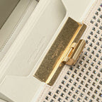 Sac Bottega Veneta Crystal Embellished Toile Daisey Bandoulière – photo 6