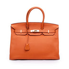 Hermès Togo Birkin Retourne 35 - Orange