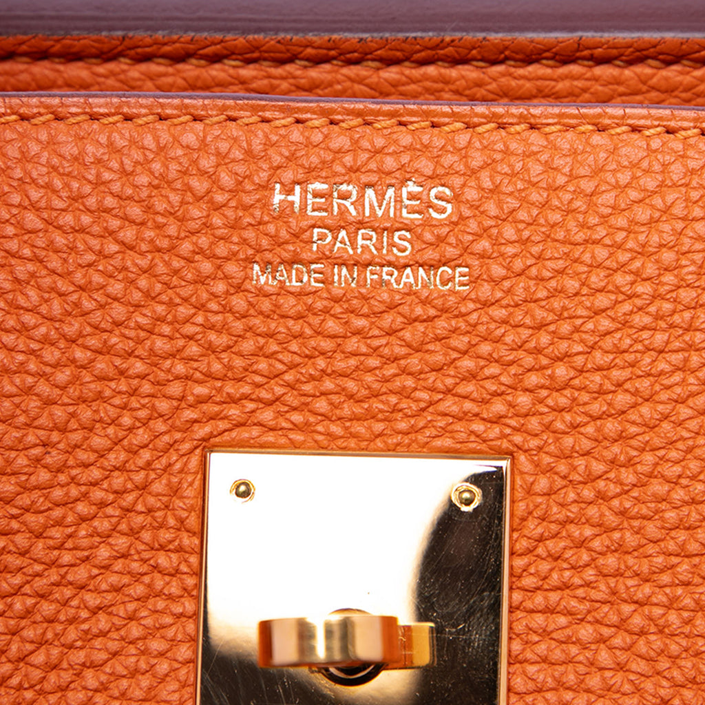 Sac Hermès Togo Birkin Retourne 35 – photo 5