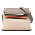 Sac Chloé Small Tricolor Cuir Clare Bandoulière - Beige