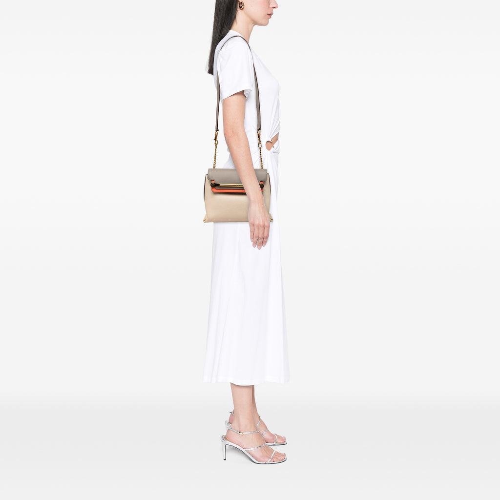 Sac Chloé Small Tricolor Cuir Clare Bandoulière – photo 7