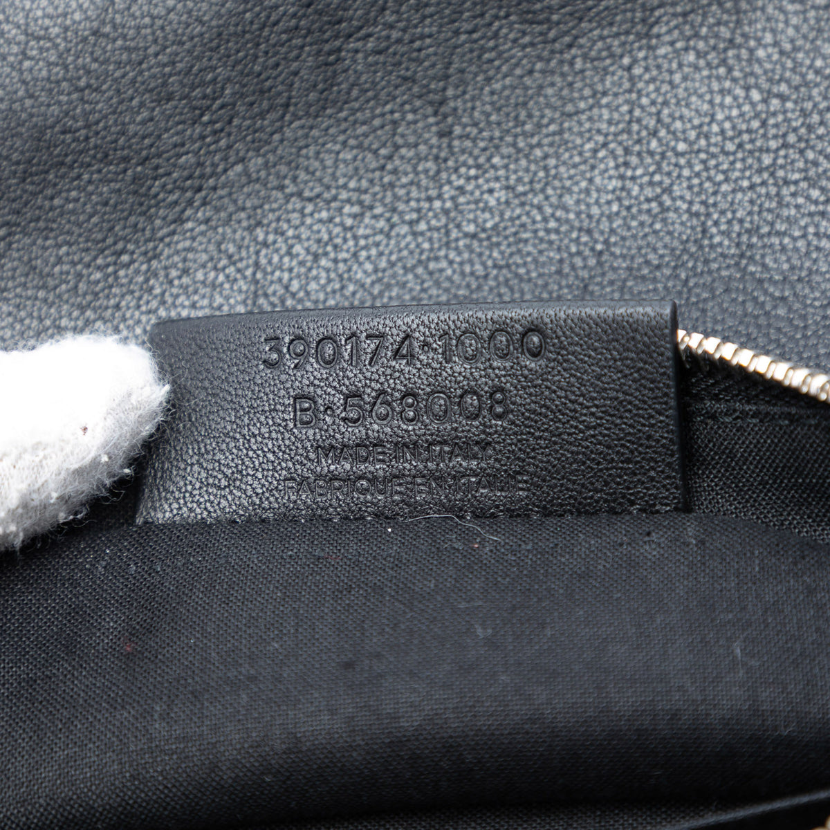 Sac Balenciaga Cuir de chèvre Motocross Classic Metallic Edge Pochette – photo 6