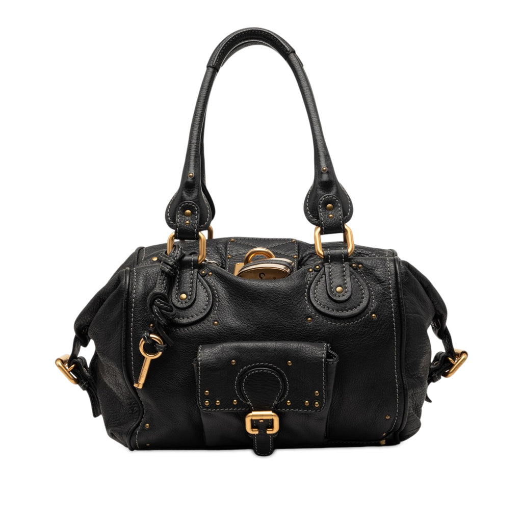 Sac Chloé Cuir Paddington Sac porté épaule - Noir