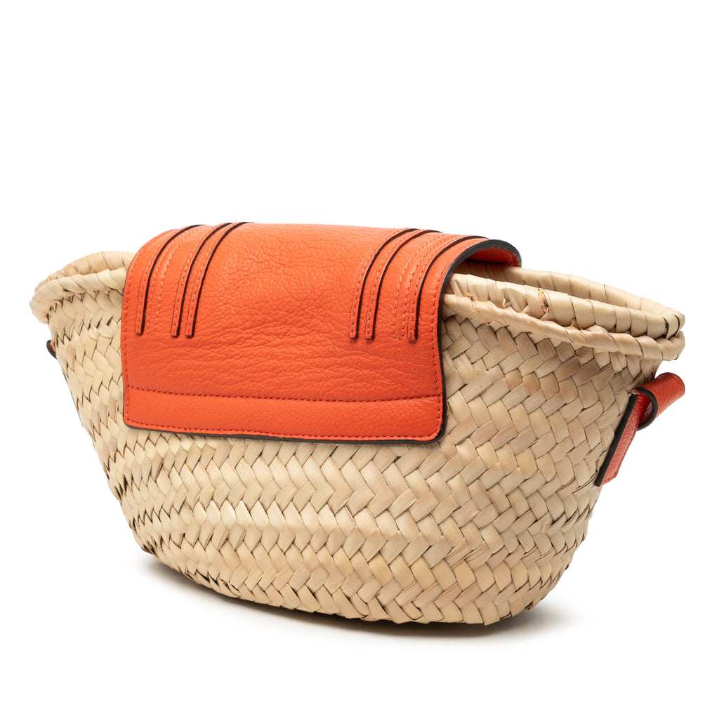 Sac Chloé Mini Raphia Marcie Basket Bandoulière – photo 2