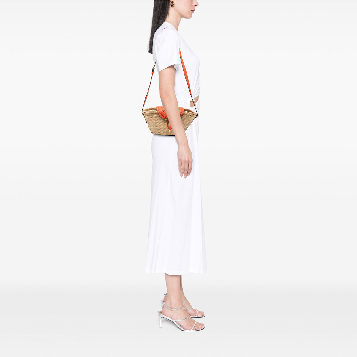 Sac Chloé Mini Raphia Marcie Basket Bandoulière – photo 6