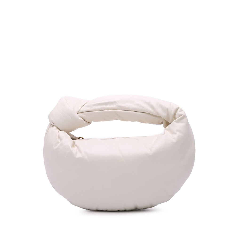 Sac Bottega Veneta Mini Nappa Puffy Jodie - Blanc