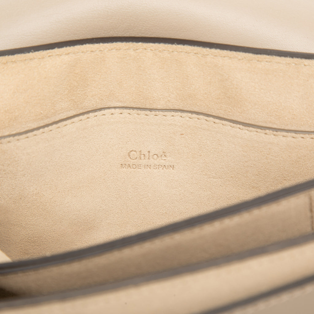 Sac Chloé Small Daim and Cuir de veau Faye Bandoulière – photo 5