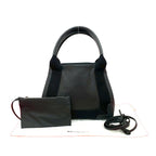 Sac Balenciaga Cuir de veau Perforated Navy Cabas Cabas XS – photo 9
