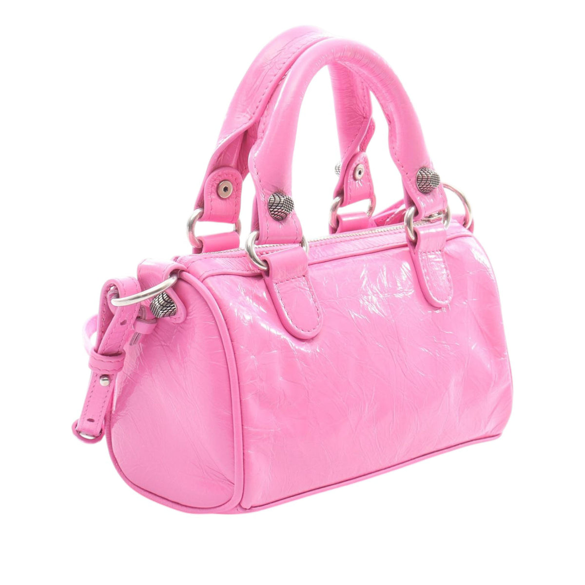 Sac Balenciaga Nano Cuir d’agneau Duffle Bag – photo 2