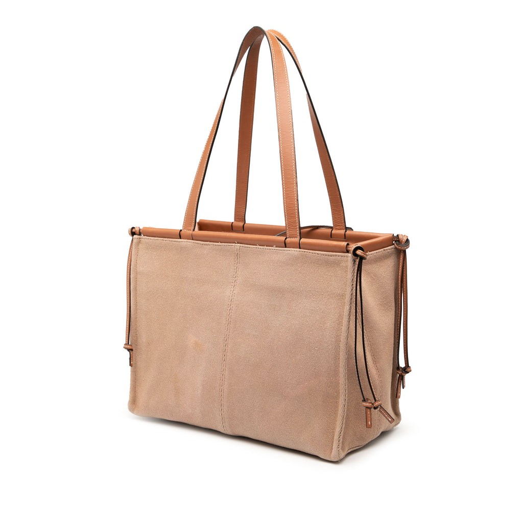 Sac Loewe Small Toile Cushion Cabas – photo 2