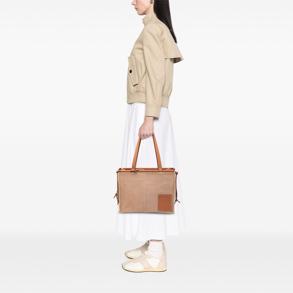 Sac Loewe Small Toile Cushion Cabas – photo 9