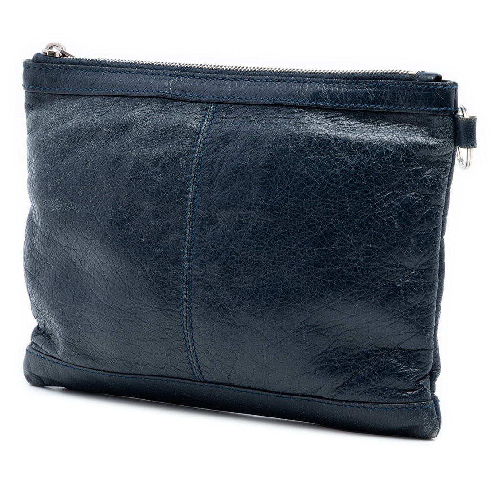 Sac Balenciaga Cuir d’agneau Motocross Classic Clip Pochette S – photo 2