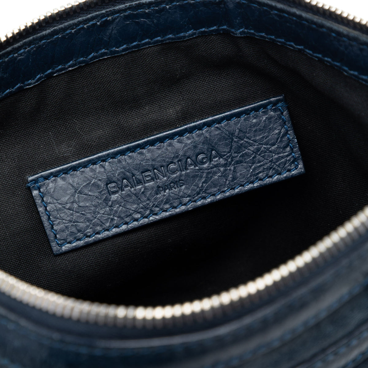 Sac Balenciaga Cuir d’agneau Motocross Classic Clip Pochette S – photo 5