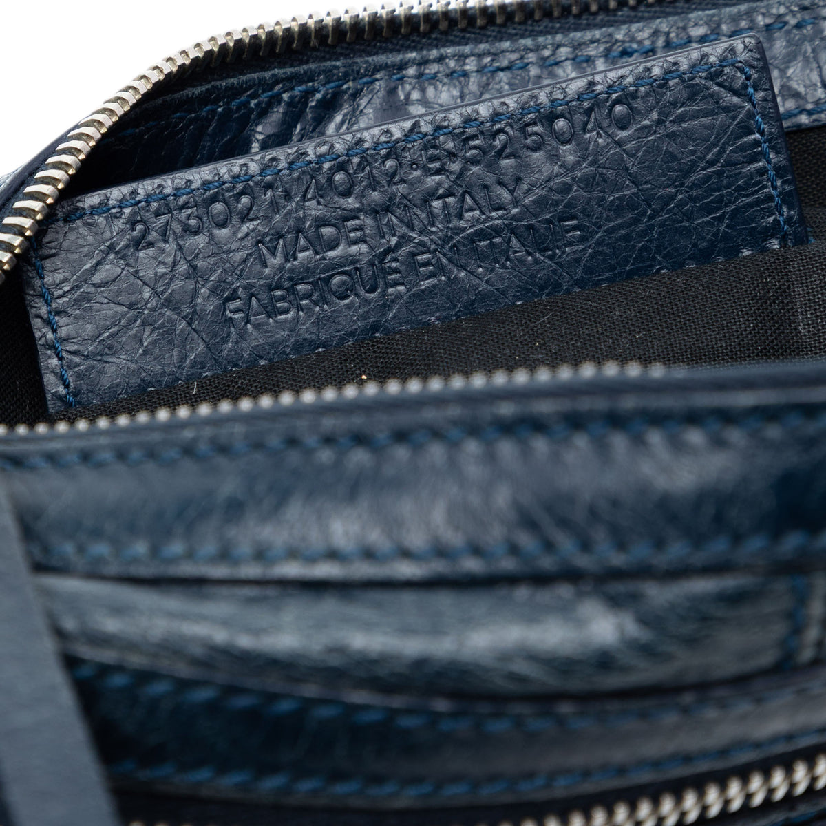 Sac Balenciaga Cuir d’agneau Motocross Classic Clip Pochette S – photo 6