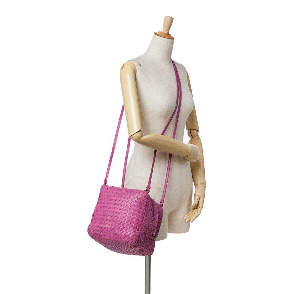 Sac Bottega Veneta Nappa Intrecciato Cube Bandoulière – photo 10
