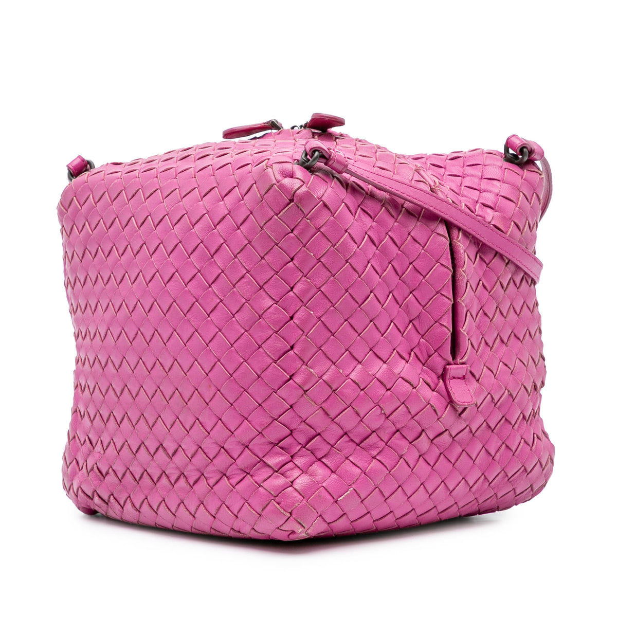 Sac Bottega Veneta Nappa Intrecciato Cube Bandoulière – photo 2
