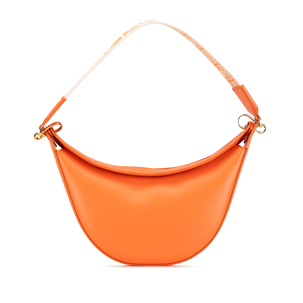 Sac Loewe Small Cuir Luna Hobo - Orange