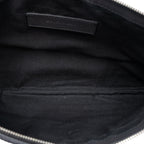 Sac Balenciaga Cuir d’agneau and Mesh Motocross Classic Clip Pochette M – photo 4