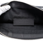 Sac Balenciaga Cuir d’agneau and Mesh Motocross Classic Clip Pochette M – photo 5