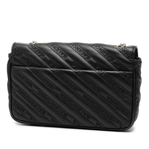 Bag Balenciaga Embossed Leather Allover Logo BB Portefeuille chaîne – photo 2