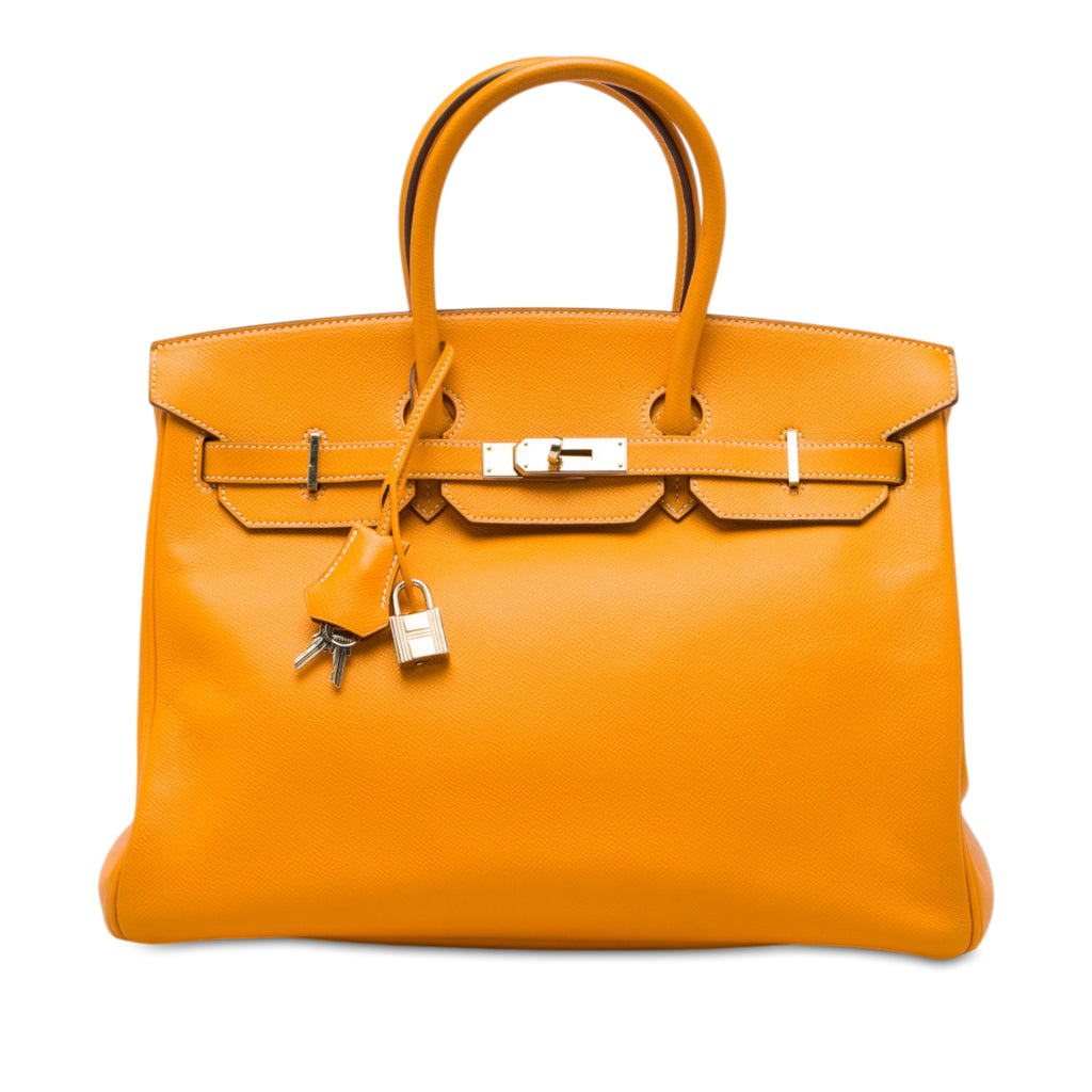 Hermès Epsom Candy Birkin Retourne 35 - Jaune