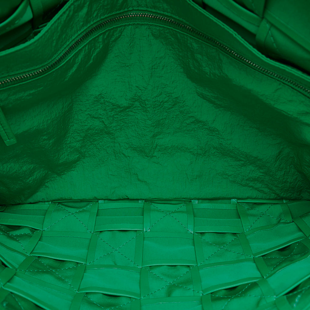 Sac Bottega Veneta Maxi Paper Cuir de veau Intrecciato Cassette Bandoulière – photo 6