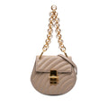Sac Chloé Mini Studded Cuir Drew Bijou Sac à main - Marron
