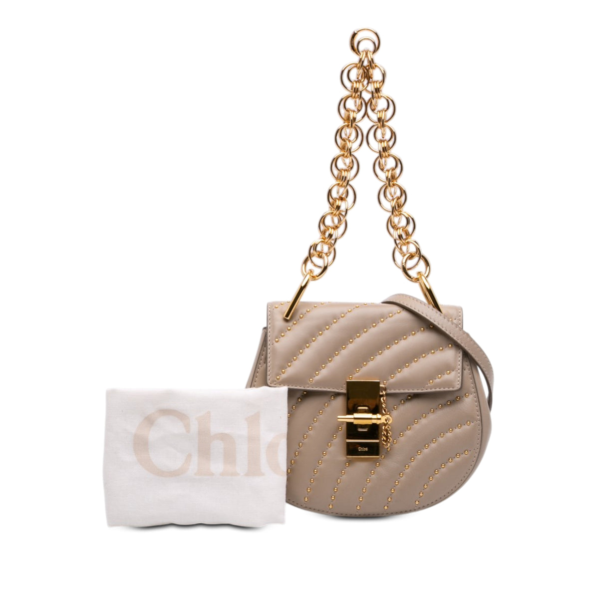 Sac Chloé Mini Studded Cuir Drew Bijou Sac à main – photo 7