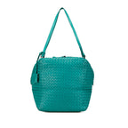 Sac Bottega Veneta Nappa Intrecciato Cube Sac porté épaule - Bleu