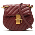 Sac Chloé Mini Quilted Cuir Drew Bijou Sac à main - Rouge