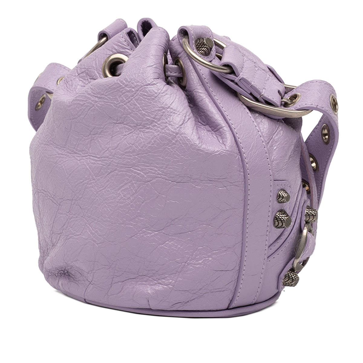 Sac Balenciaga Cuir d’agneau Le Cagole Sac seau XS – photo 2